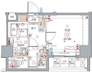 クレヴィスタ中野新橋の物件間取画像